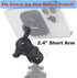 Rigdance 1 inch 17mm 25mm 17mm (2.4" to Ball Adapter for RAM Mounts B Size Double Socket Arm, Compatible with Garmin