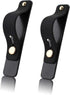 Removable and Reusable Cell Phone Grip Strap, Yetaida Telescopic Kickstand Bracket for Most Smartphones, Black