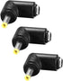 uxcell 3pcs DC Power Connector Adapter - 90 Degree Angle Male Plug to Female Jack Coupler Converter
