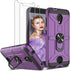 Jeylly Coolpad Legacy SR Case, Heavy Duty Shockproof Dual Layer Hard PC Soft TPU, Magnetic Ring Car Mount Cover