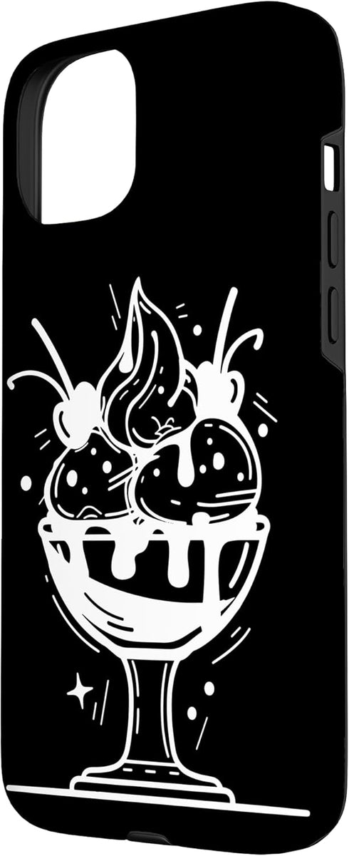Funny Ice Cream Maker Shirts and Presents 15 Ice Cream Sketch Sundaes Sorbet Case for iPhone Plus