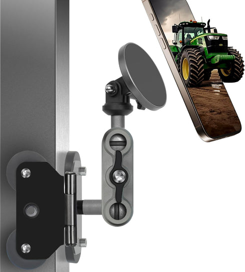 Guyefofo Tractor Magnetic Phone Mount, Aluminum Alloy Heavy Duty Magnetic Phone Holder for