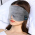 Soft Sleep Eye Mask Bluetooth Headphones, Adjustable Sleep Headband for Sleeping Meditation Insomnia, Wireless Music