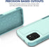 Galaxy A04e 4G Case - PC+TPU Two-in-one Double-Layer Anti-Fall Mobile Phone Protective Case (Mint Green)