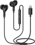 Guguearth Lightning Headphones for iPhone, MFi Certified Magnetic Earbuds with Mic, Compatible with iPhone 14-7 (Black)
