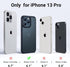 TORRAS Tough Shockproof Case for iPhone 13 Pro - Military-Grade Drop Tested Ultra-Durable Matte Hard PC Back
