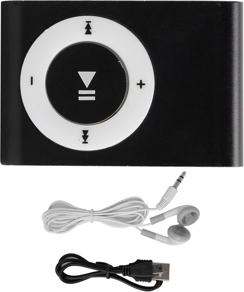 Restokki Ultimate Music Companion: Mp3 Player with Clip-On Design, Earphones, and USB Cable