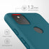 kwmobile Case for Google Pixel 5a 5G, Soft Slim Protective TPU Silicone Cover in Teal Matte