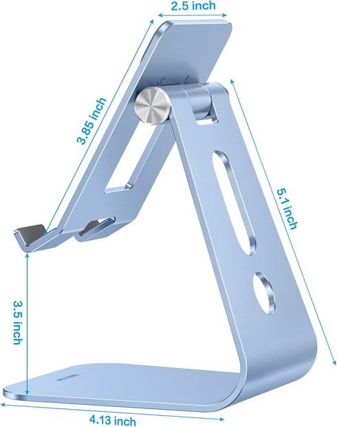 OMOTON Adjustable Tablet Stand for Desk, T2 Tablet Holder with Longer Arms for Greater Stability