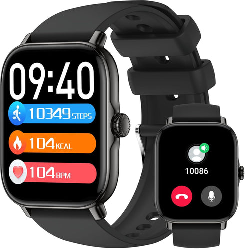 Smart Watch for Men Women, 1.91" (Answer/Make Calls/AI Voice Control), IP68 Waterproof, Heart Rate Tracker
