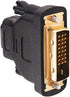 DTECH 4K 1080P DVI to HDMI Adapter DVI Male to HDMI Female Bi-Directional DVI-D Port Converter Gold Plated Connector