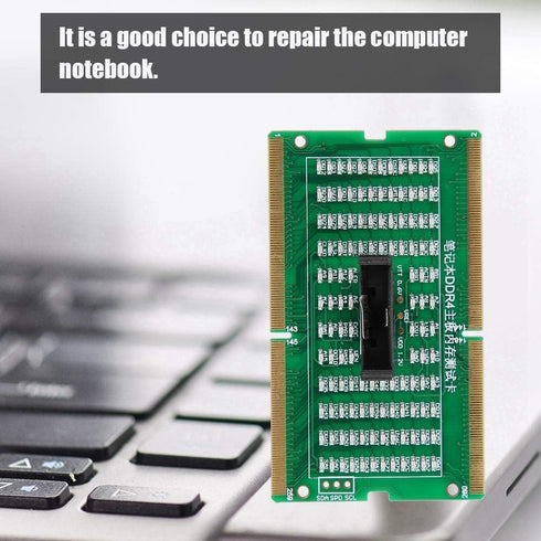 SO-DIMM DDR234(DDR4) Notebook Memory Dual-Purpose Test Card with Light, Analyzer Diagnostic Tester Post Test Card