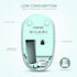 seenda Wireless Mouse, Mint Green, 2.4G Noiseless Mouse with USB Receiver for PC, Tablet, Laptop