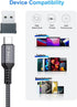 Elebase 10FT USB Type C to C 100W Cable with Adapter, Fast PD Charger for iPhone 15 Pro Max, Samsung Galaxy S23/S24,