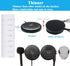 Motorcycle Helmet Wireless Bluetooth Headset - Slim 0.27 inches Headphones with Microphone Sound System for Helmets