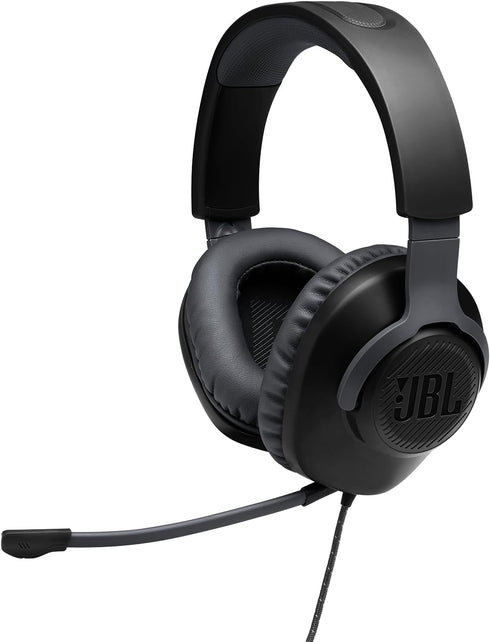 100 JBL Quantum - Wired Over-Ear Gaming Headphones - Black, Large