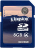 Kingston 8GB SDHC Memory Card, Class 4