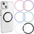 CKANDAY 6 Colors Universal Metal Rings Compatible with Magsafe Magnetic Wireless Charger, Adapter