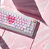 Hyekit PBT Keycaps, 144 Keys Cherry Profile Custom Keycaps, Bleeding Love Theme for Mechanical Keyboard