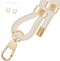 UKON Cell Phone Lanyard with Premium Metal Buckle, Crossbody and Wrist Strap with 2 X Phone Patch (Beige)