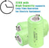 anmas rucci 1.2V 2200mAh 16-Pack Odstore Ni-Cd Rechargeable C Battery Sub C Batteries C Size (Green)