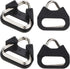 (2 Camera Strap Hook Triangle Split Ring Compatible with Sony Fuji DSLR Mirrorless Camera W/Round Eyelet Pair)