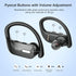 occiam Wireless Earbuds Bluetooth Headphones, 48H Playback, Waterproof with Microphone, LED Display for Sports,