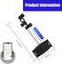 Car Rearview Mirror Mobile Phone Holder Pack-1, 360 Degrees Rotation, Retractable Bracket, for Most Car Models (Black)