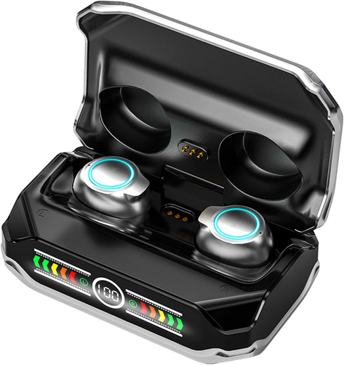 True Wireless Earbuds, 2024 Bluetooth 5.3 Headphones, Waterproof Touch Control Ear Buds with Built-in Mic, Model 36