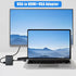 INGQI 2 1,1080P@60HZ New VGA to HDMI+VGA Adapter for Dual Monitors, VGA to HDMI Adapter Splitter in Full HD Display