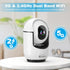 Cloarks 2K 5/2.4 2-Way 24/7, Indoor Camera, GHz WiFi Pan/Tilt Security Camera with AI Motion Detection, One-Click Call
