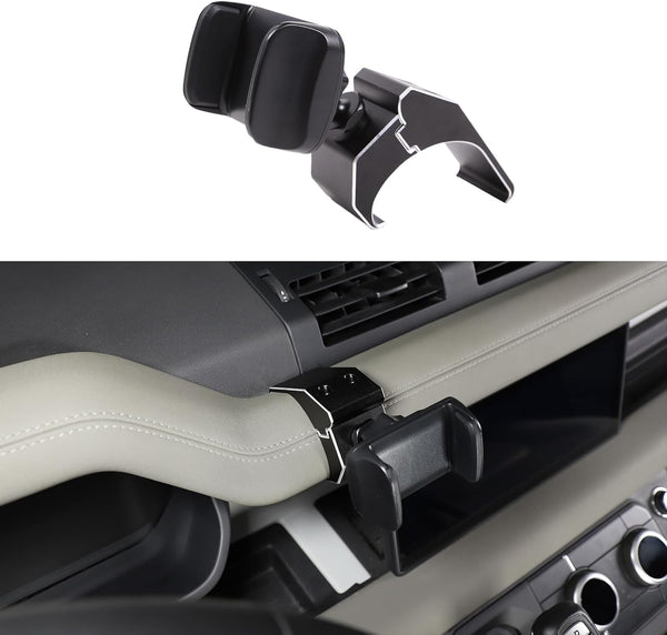 PIUGILH Car Phone Holder for Land Rover Defender 90 110 130 2020-2023, Center Console Dash Board Phone Mount