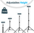 EMART 7 Ft Light Stand for Photography, Portable Tripod Stand, 2 Pack with Carry Case for Speedlight