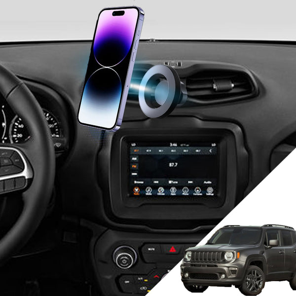 Jeep Renegade Phone Mount for MagSafe, Magnetic Holder for 2023 Jeep Renegade Accessories, Compatible with All Cell