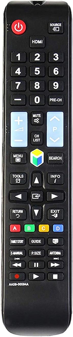 New AA59-00594A Remote Control for Samsung LCD Smart TV UN40EH5300F, UN40ES6100F, UN46EH5300F, UN32EH4500,