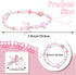Aesthetic Phone Charms Strap, Kawaii Cute Strawberry Phone Case Charms with Bowknot Heart (Pink)