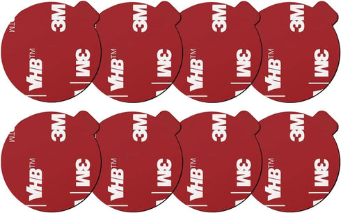 8pcs 3M Sticky Adhesive Replacement Pads, VIIMAKE 1.38 inches Round Double-Sided Adhesive Pads for Phone Grip