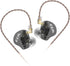 CCA CRA In-Ear Monitors: Ultra-Thin Dynamic Driver, Clear Sound & Deep Bass, Wired Gaming Earbuds for Musicians &