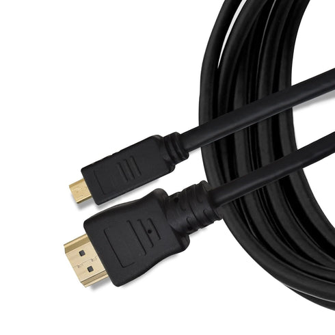 BRENDAZ Micro HDMI to HDMI Cable, 4K HDR 60Hz, 18Gbps Adapter Cord for GoPro, DSLR, Raspberry Pi (6-Feet)