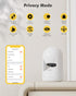 Dzees 2K Indoor Security Pet Camera, No Subscription, 360° WiFi with MagicPix Night Vision, 2-Way Audio, Motion Tracking