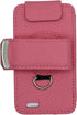 Fitted Leather Case with Screen Protector for Dexcom G7/G6 Receiver, Lanyard Included, Pink