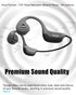 Tayogo Bone Conduction Headphones, Wireless Bluetooth Bone Conducting Earbuds, Open Ear Headset with Mic, for Running, Cycling, Yoga-Grey