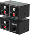SGEYR RCA Switch 2 in 1 Out RCA switcher Selector 3.5mm Aux +