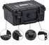 MEIJIA Portable IP67 Waterproof Hard Case - Elegant Black Camera Case with Customizable Fit Foam Insert