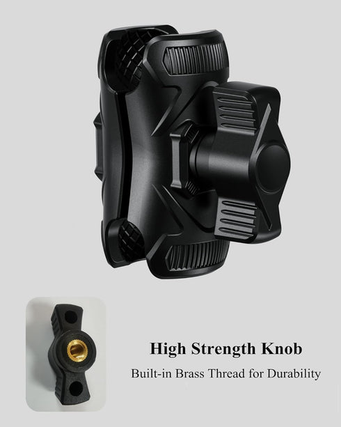 BRCOVAN Double Socket Arm, High Strength Composite Short Arm for RAM Mounts B Size 1'' Ball Components & Phone Holder