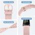 Meliya Floral Engraved Silicone Straps - Compatible Replacement Bands for Fitbit Inspire 3 Fitness Tracker for Women Men