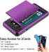 Vofolen Cover for Galaxy S10e Case, Wallet Card Holder, Anti-Scratch Dual Layer Protective Hard Shell