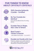 CRYSTALFY Grips by Chevron Amethyst Natural Edge Crystal Phone Grip Holder & Expanding Kickstand - Natural Gemstone
