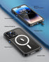 Unitedtime Magnetic Waterproof iPhone 14 Pro Case with Built-in Screen Protector, Shockproof Dustproof Full Body Cover