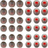 Silicone Replacement Earbud Tips for In-Ear Headphones (3.8mm-5.5mm) - 18 Pairs S, M, L Eartips for Ultimate Comfort.